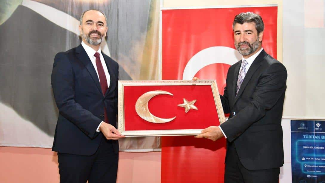 Bayburt Üniversitesi Rektörü Prof. Dr. Mutlu Türkmen İlimiz de TÜBİTAK Bilim Söyleşilerine Katıldı